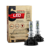 Carsthetics Sketch LED Headlight Steel - H7 Single Color Low Beam