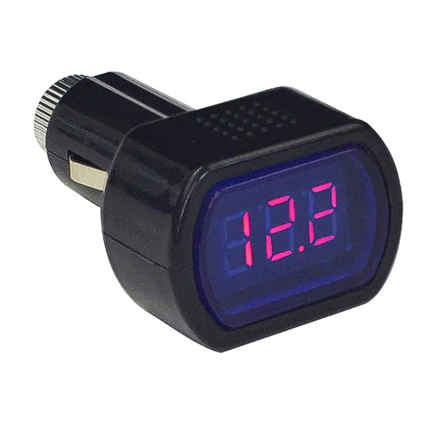 LED Digital Car Voltmeter 12V/24V Vehicle Voltage Gauge Monitor