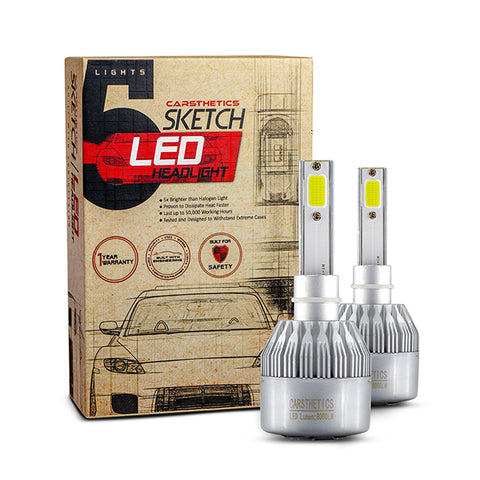 Carsthetics Sketch LED Headlight Breeze - H1 Single Color Low Beam