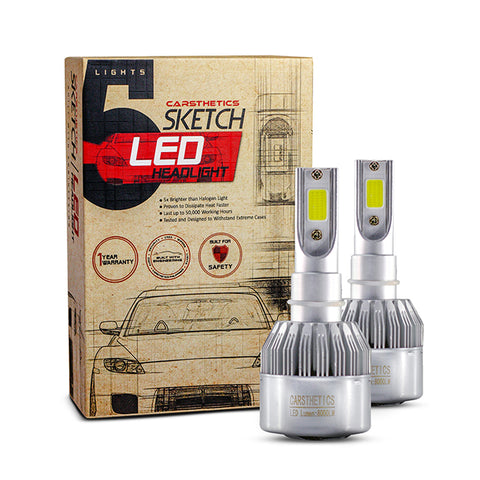 Carsthetics Sketch LED Headlight Breeze - H7 Single Color Low Beam