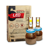 Carsthetics Sketch LED Headlight Hue - H11 Dual Color