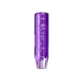 Bubble Shift Knob Stick Crystal Transparent Throw Gear Shifter 15cm (Purple)