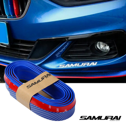 Samurai Rubber Skirt Racing Lip Carbon (Blue)