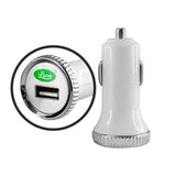 Lycas Basic Portable Car Charger (White)