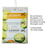 Lemon Ambient Perfume Paper Scent Sachet for Home, Office, CR, Cabinets, Car and more
